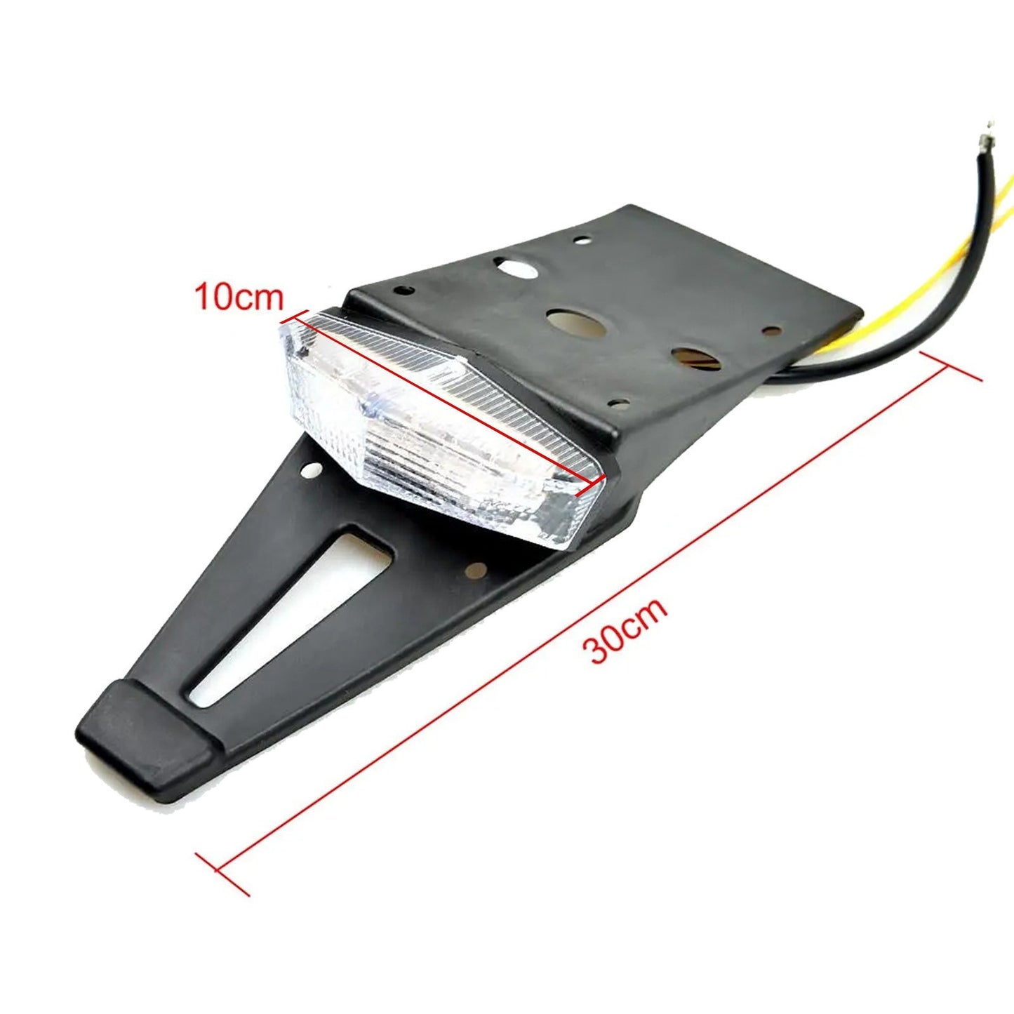 Tail Tidy With Integrated Rear Brake Light Clear - LED Supermoto Enduro Univeral