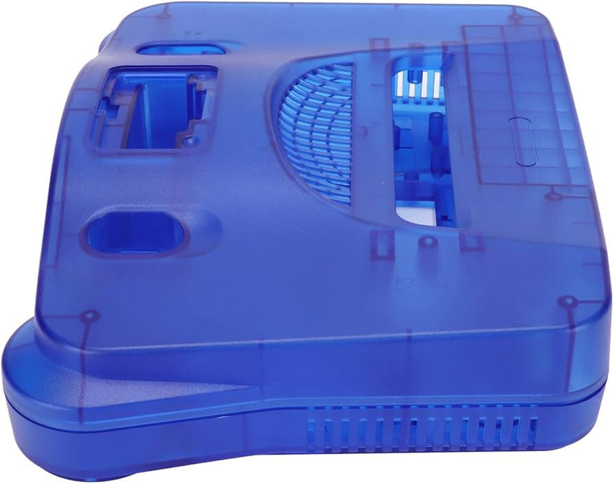 Replacement Casing / Shell / Case - Nintendo N64 Console - Translucent Blue