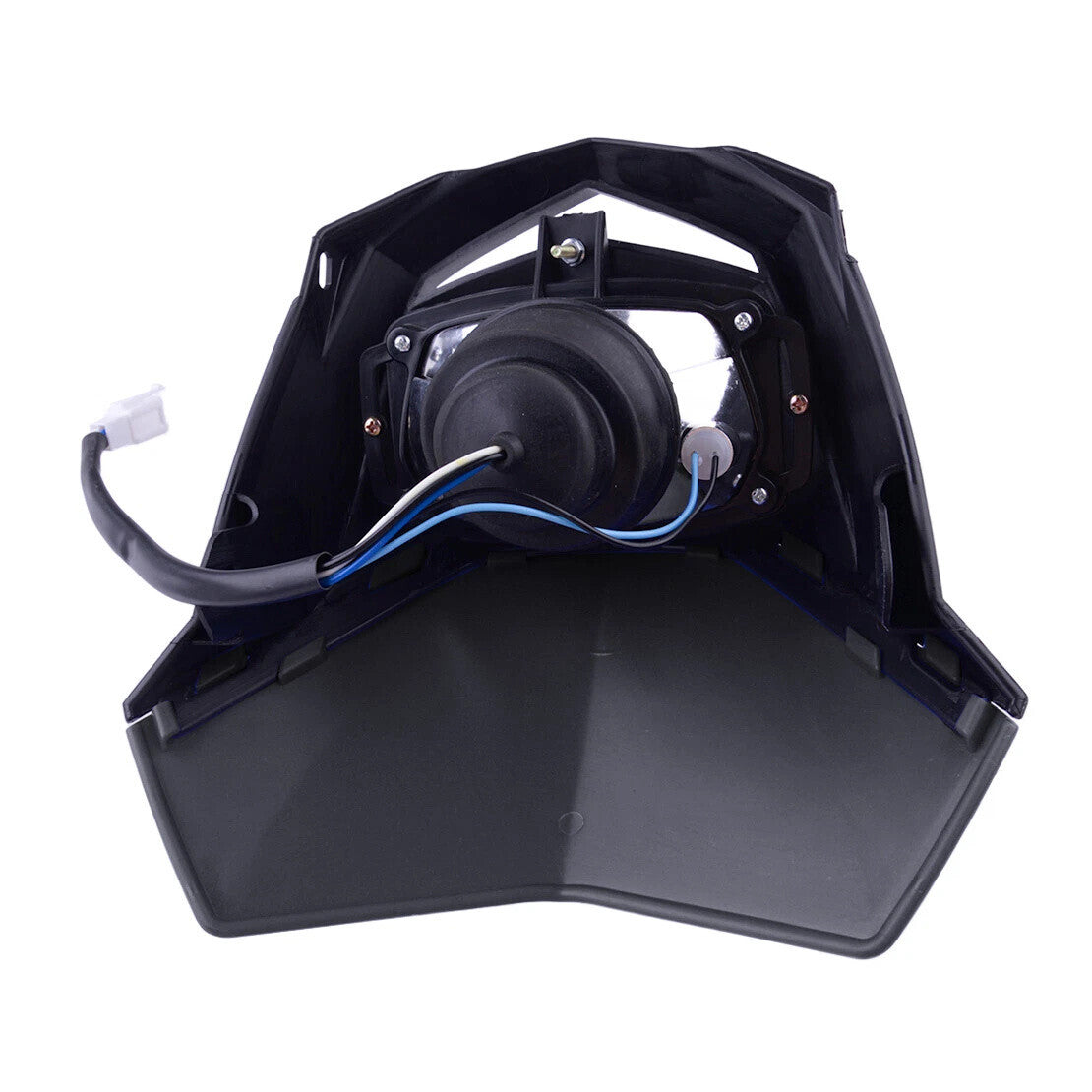 Universal Supermoto Enduro Headlight - For Suzuki Yamaha Honda Motorcycle BLACK