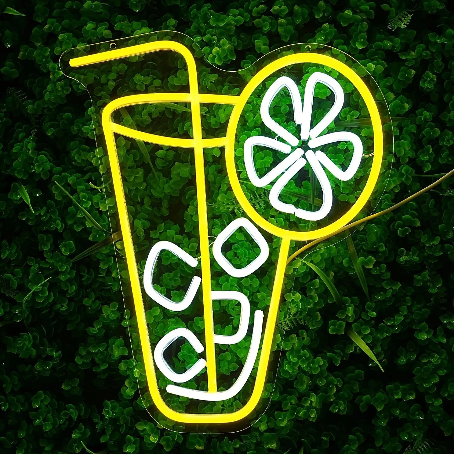 Juice Bar Neon Light -  Smoothie Store LED Sign - Coffee Shop Health Kiosk USB