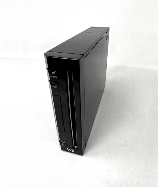 Replacement Casing / Shell / Case for Nintendo Wii Console - Solid Black