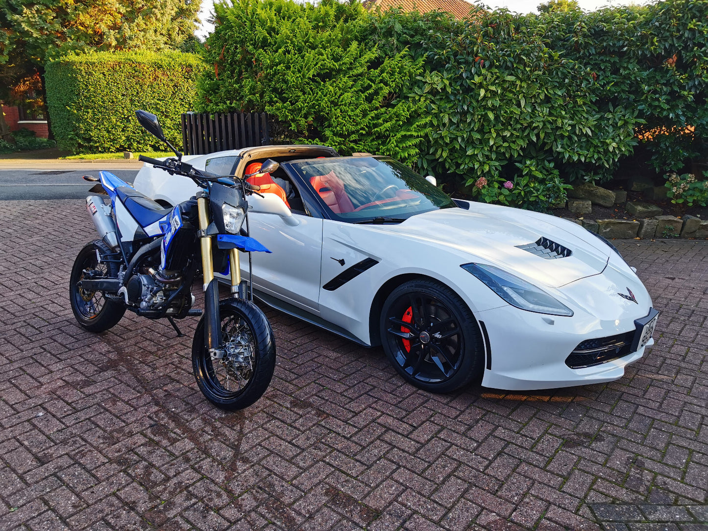 Universal Supermoto Enduro Headlight - For Honda Suzuki Yamaha Motorcycle BLACK