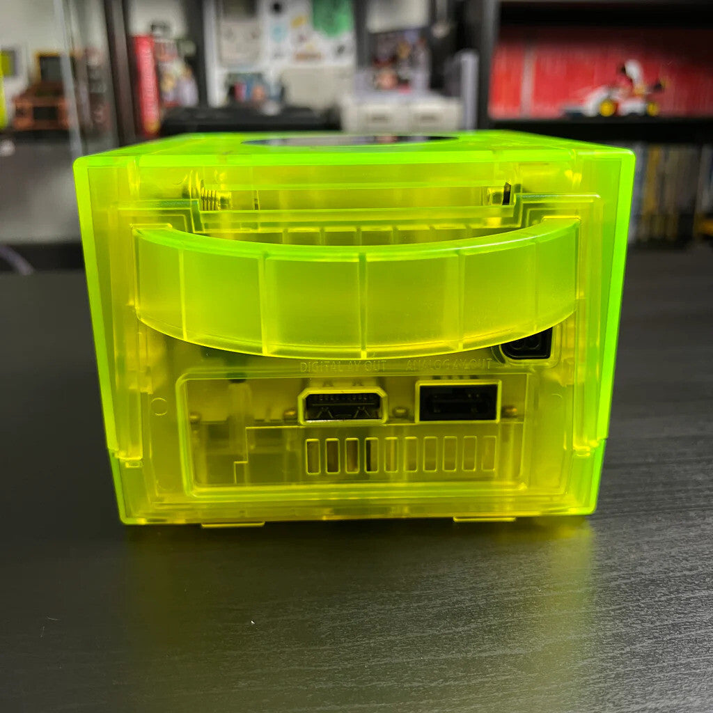 Replacement Casing / Shell / Case Nintendo Gamecube Console - Transparent Green