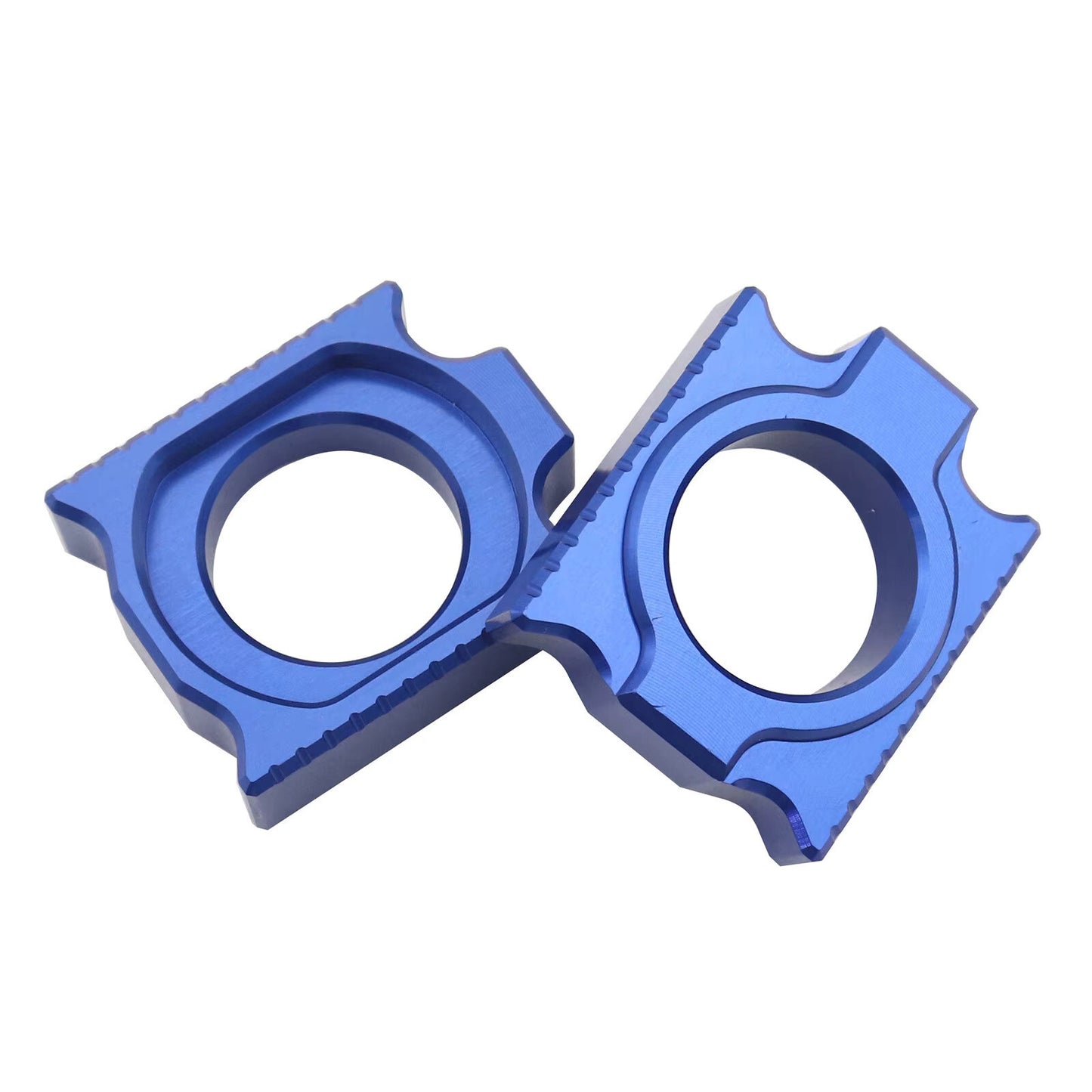 CHAIN ADJUSTER - YAMAHA WR250X / WR250F / WR450F ++ BLUE AXLE BLOCKS 2002 - 2023