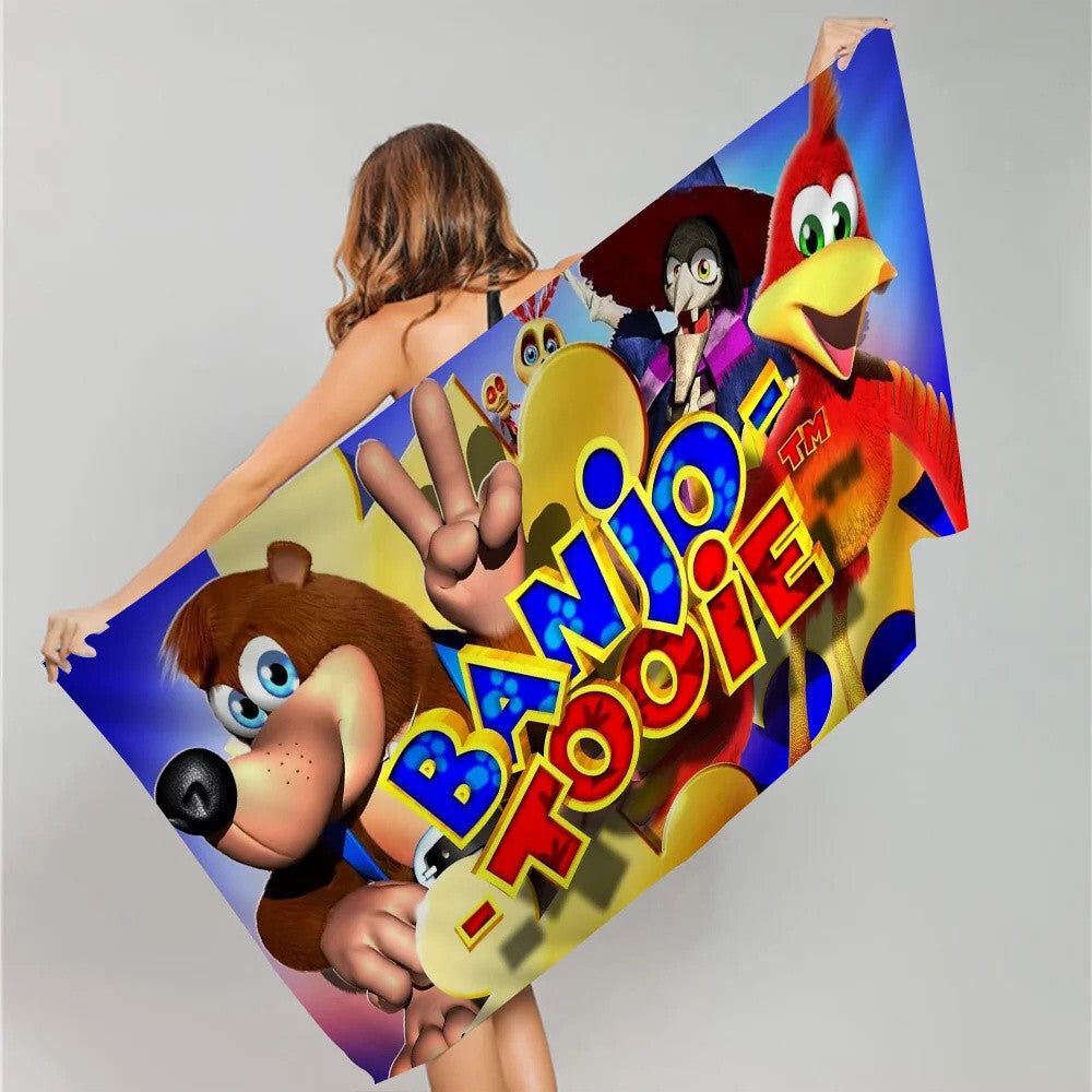 Banjo Tooie Beach Towel 70 x 150 cm - Summer / Bath Towel Polyester / Kazooie BK