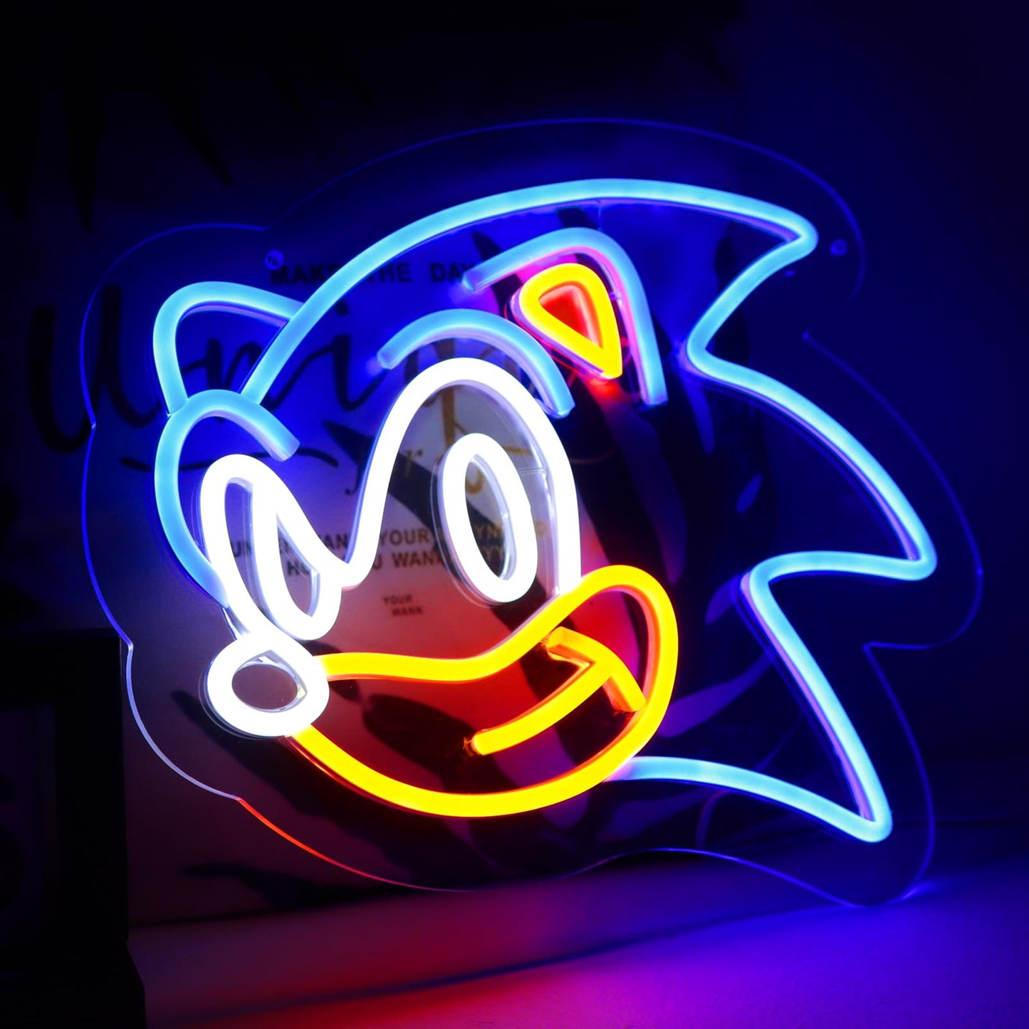 Sonic The Hedgehog Neon Light - Sega Retro Gaming Sign