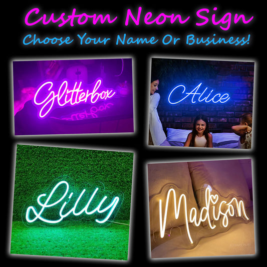Custom Personalised Neon Name Sign