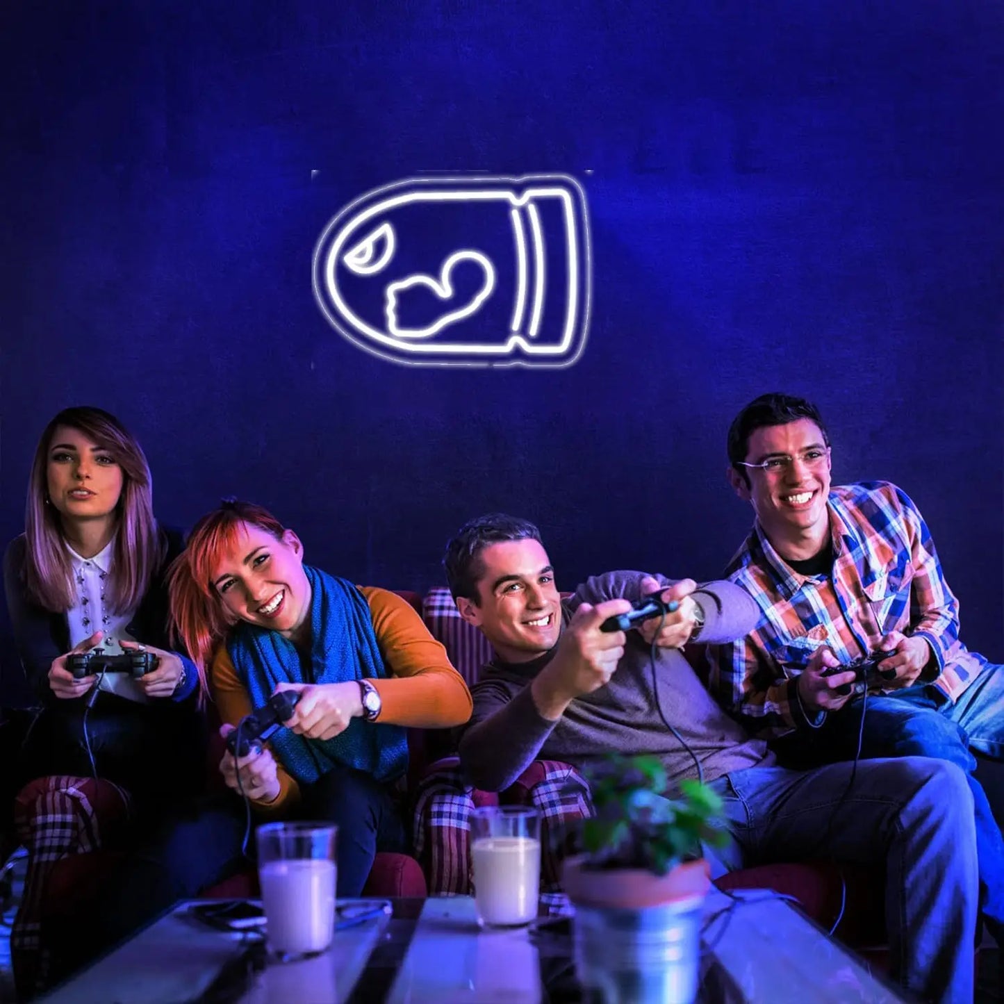 Mario Bullet Neon Light - Nintendo Retro Gaming Sign