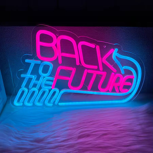 Back To The Future Retro Neon Sign - LED Light 80's