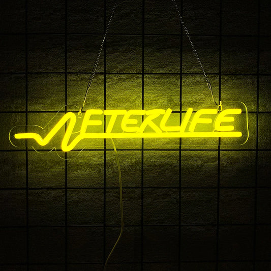 Afterlife Cyberpunk 2077 Neon Light - Gaming Sign Playstation Xbox PC