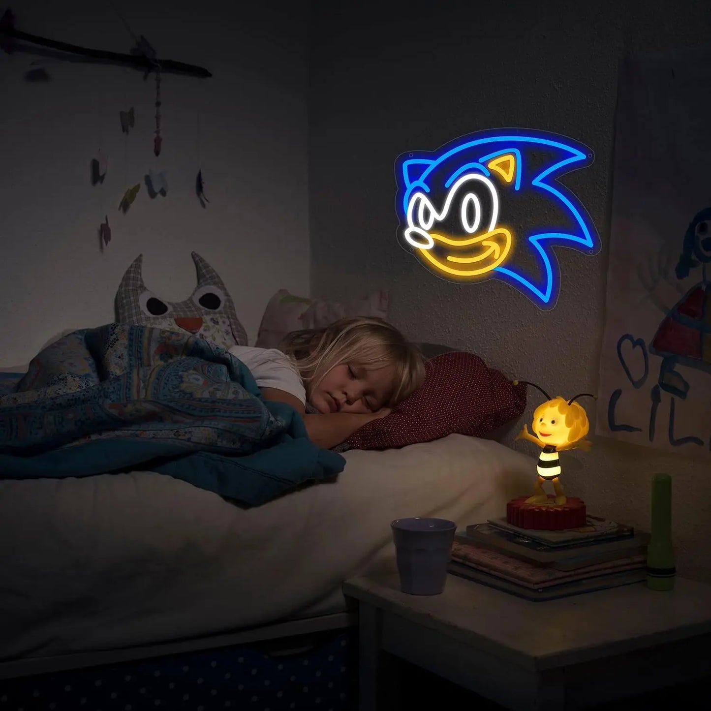 Sonic The Hedgehog Neon Light - Sega Retro Gaming Sign