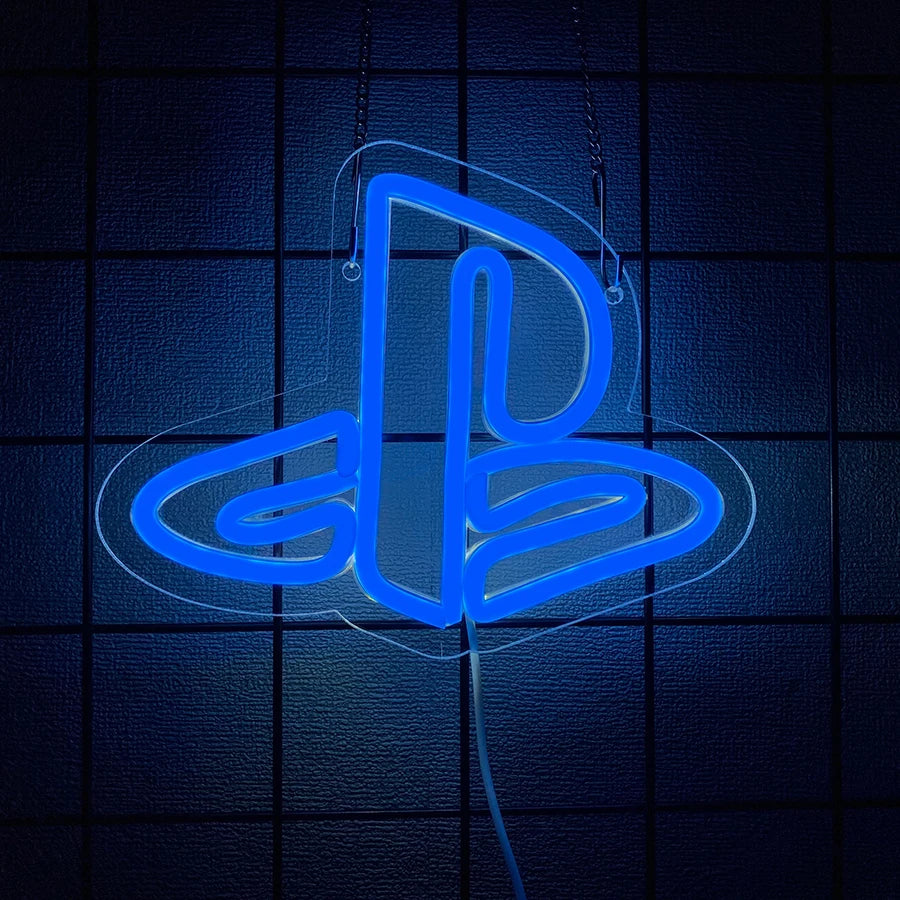 Sony Playstation Logo Neon Light - Retro PS1 LED Sign Psone