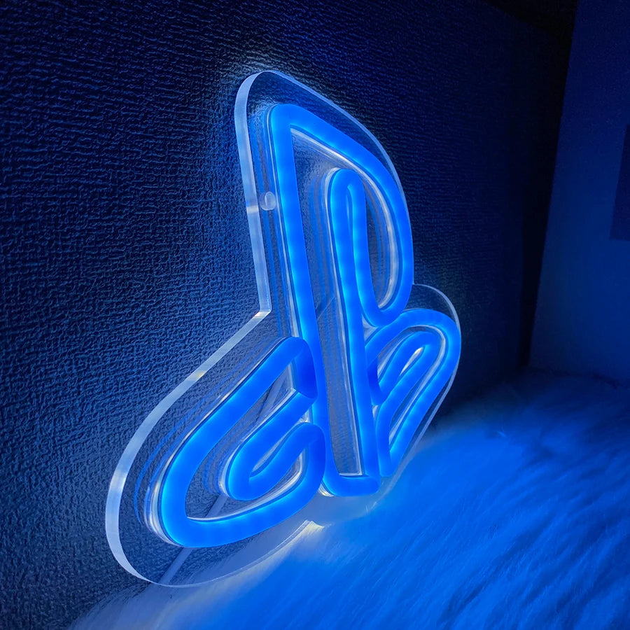 Sony Playstation Logo Neon Light - Retro PS1 LED Sign Psone